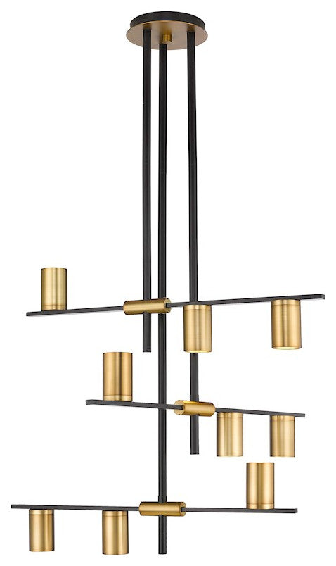 Zlite 814-9MB-OBR 9-Light Chandelier, Other