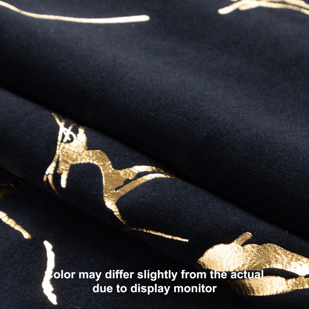 Textured Pattern Velvet Bedroom Bench, Black