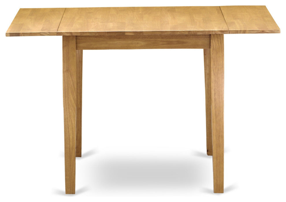 Dining Set 5 Pc, Four Chairs, Table, Oak Color Linen, Oak Finish Structure