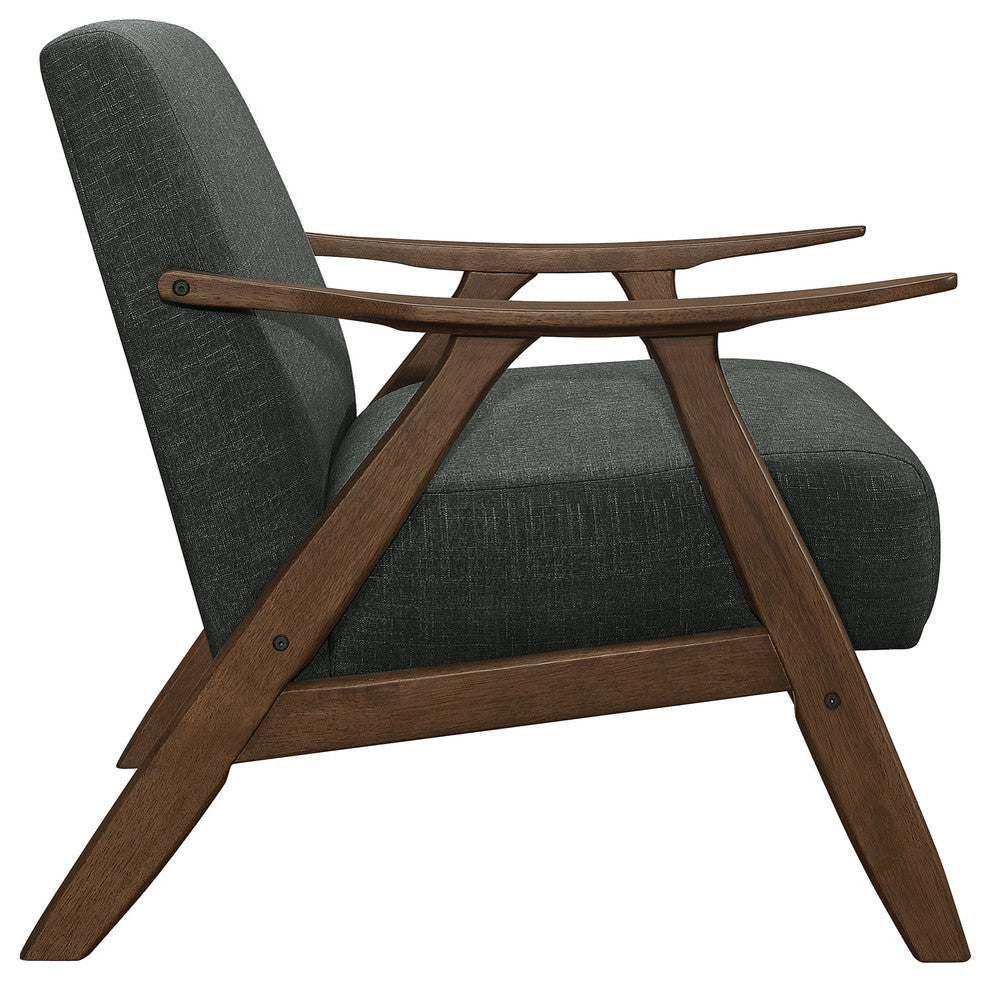 Verona Accent Chair, Dark Gray