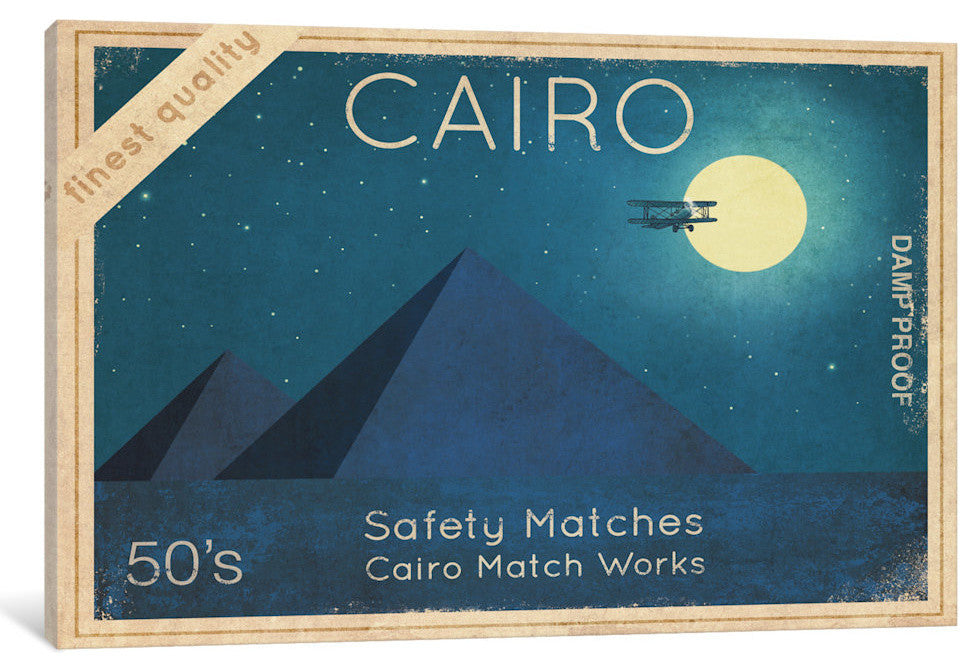 "Cairo Safety Matches #2" by Terry Fan, 40x26x1.5