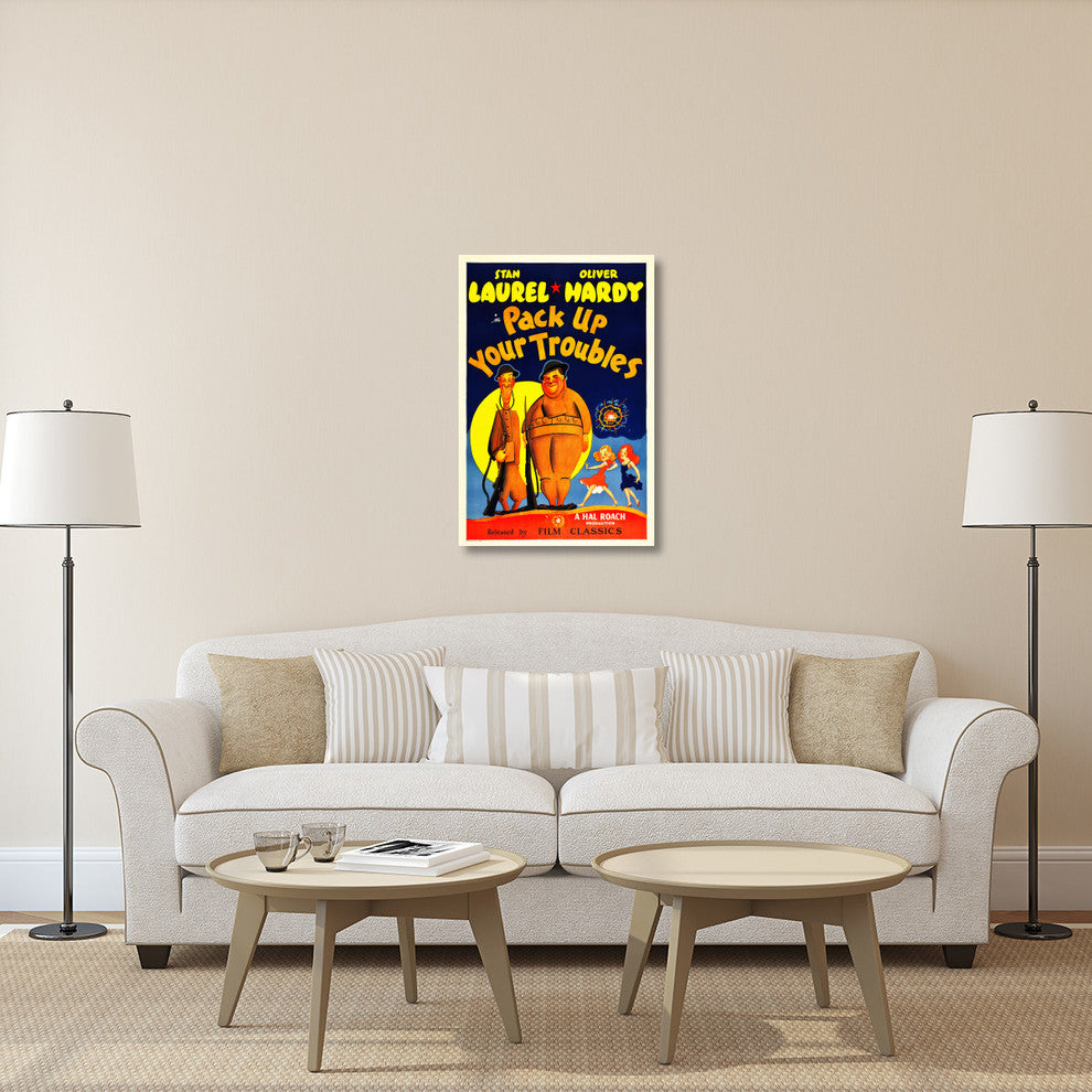 Laurel and Hardy, Pack Up Your Troubles, 1932, 27x40