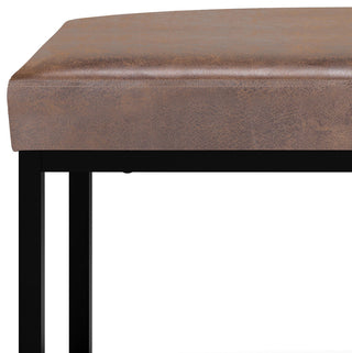 Reynolds Bench, Distressed Chestnut Brown
