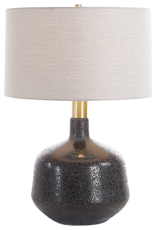 Uttermost Basalt Black Stone Table Lamp