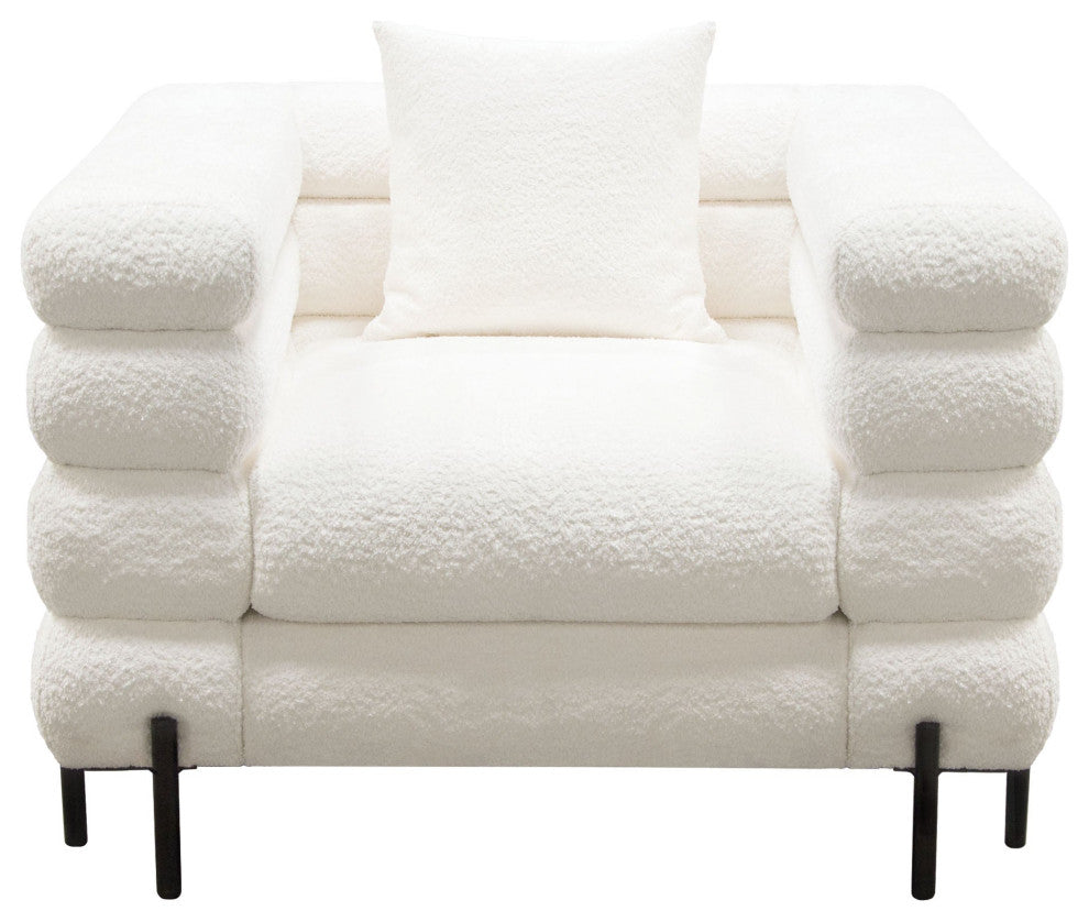 Vox Tufted Chair, White