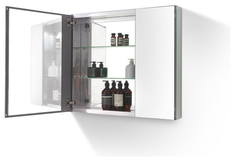 Eviva Lazy 30" Mirror Medicine Cabinet With No Light
