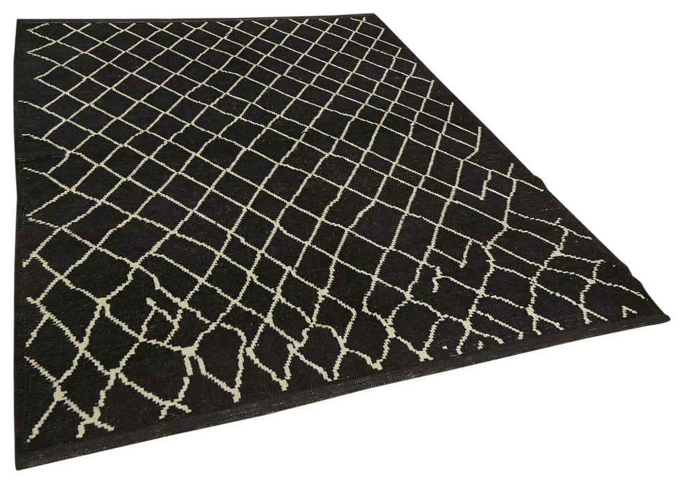 Rug N Carpet - Handmade Decorative 5' 10'' x 7' 7'' Moroccan Area Rug