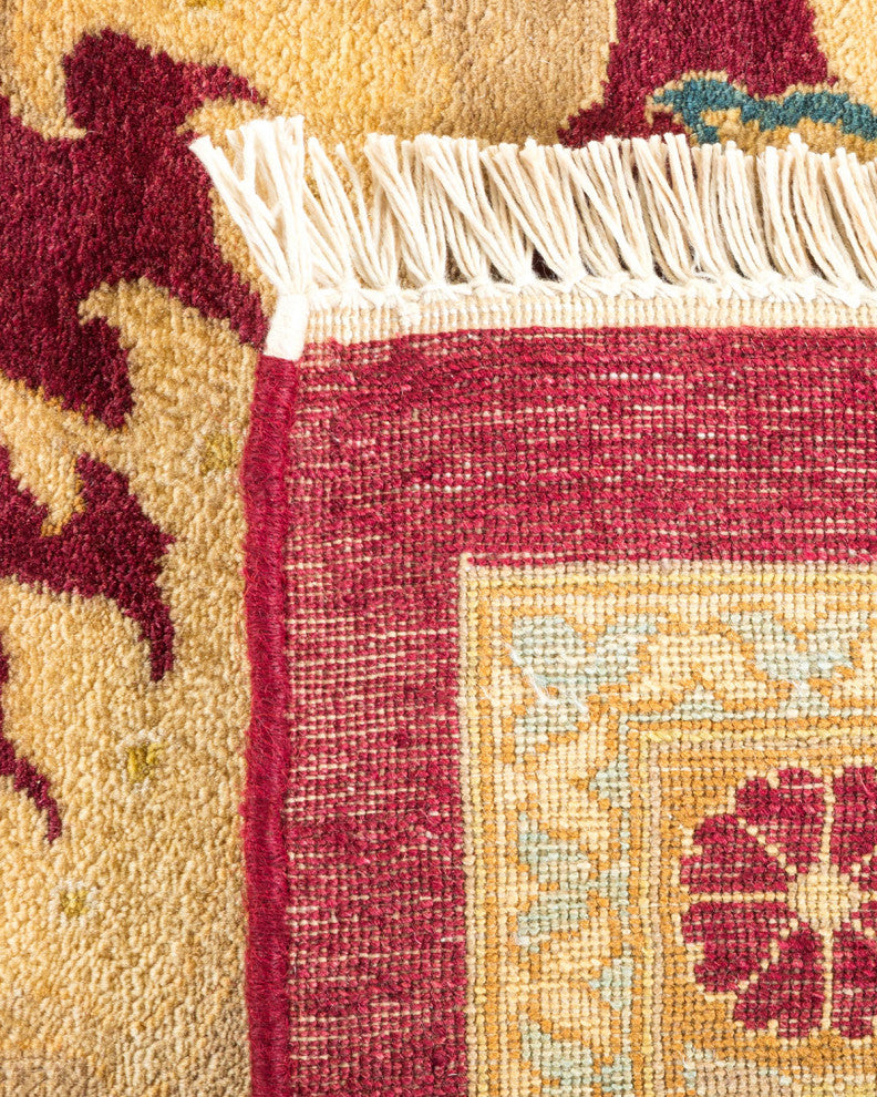 Riley, One-of-a-Kind Hand-Knotted Area Rug Red, 9'3"x12'0"