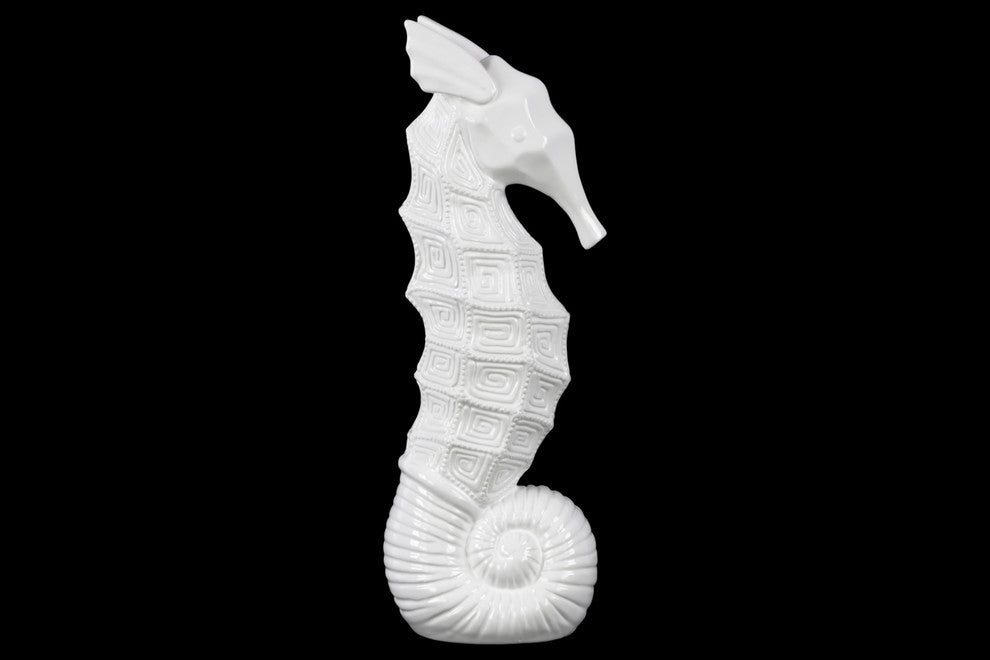 Ceramic Figurine, Gloss White