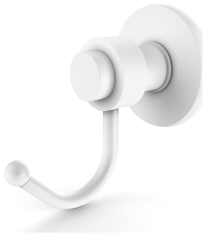 Mercury Robe Hook, Matte White