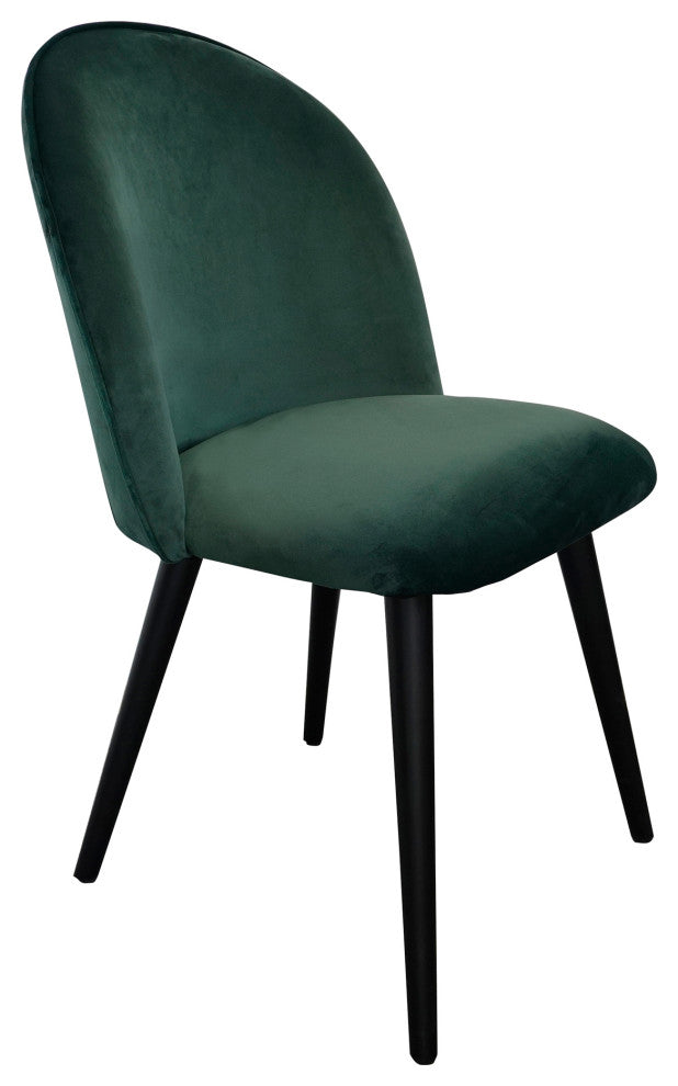 Contemporary Clarissa Dining Chair Green - M2 - Green