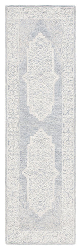 Safavieh Couture Abstract Collection ABT352 Area Rug, Ivory/Blue, 2'3"x8'