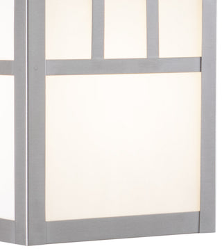 Mission 7" Outdoor Wall Light, Stainless Steel