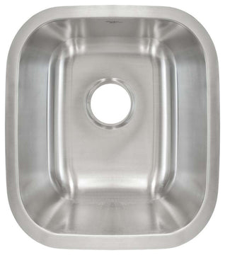 Undermount Stainless Steel Single Bowl Bar or Prep Sink L103