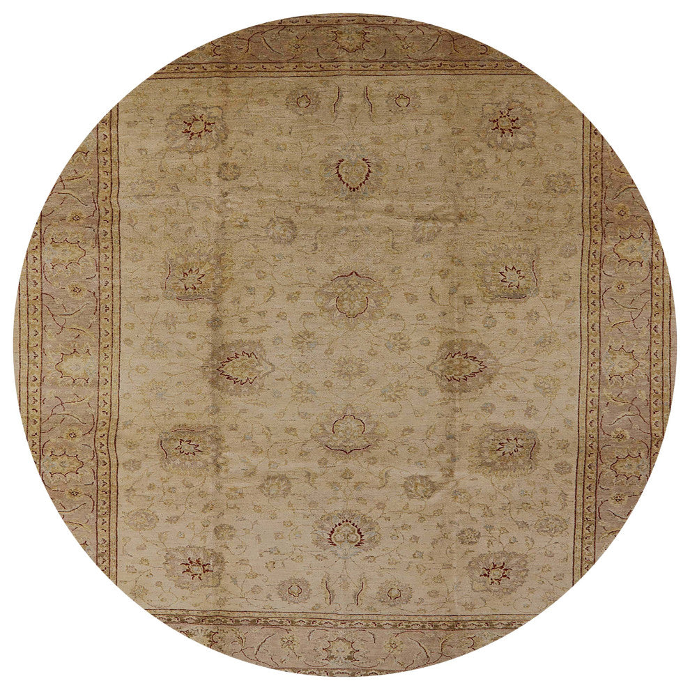 Ahgly Company Indoor Round Mid-Century Modern Area Rugs, 6' Round