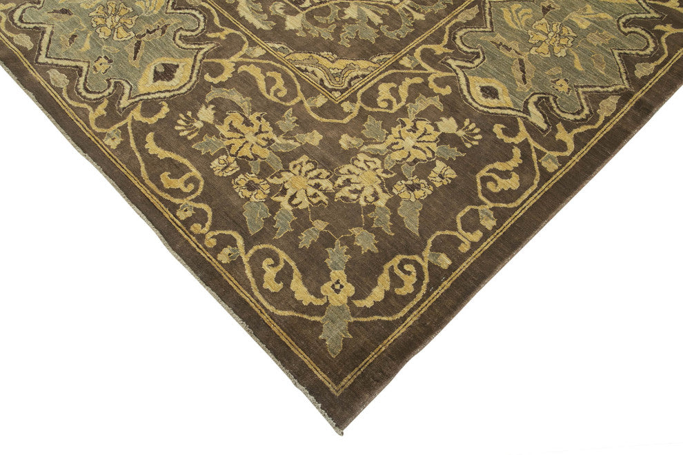 Rug N Carpet - Hand-Knotted Oriental 12' 0" x 14' 7" Oversize Oushak Area Rug