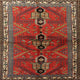 Ahgly Company Indoor Square Traditional Area Rugs, 6' Square