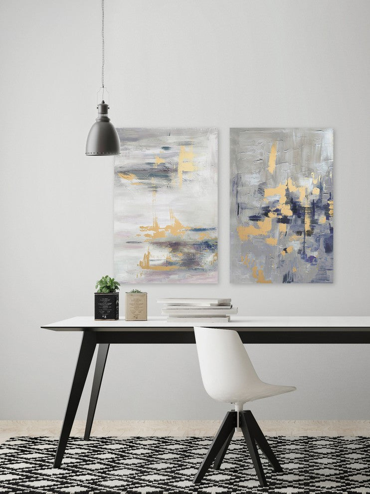 Fading Glow Diptych Canvas Print, 2-Piece Set, 48"x36"