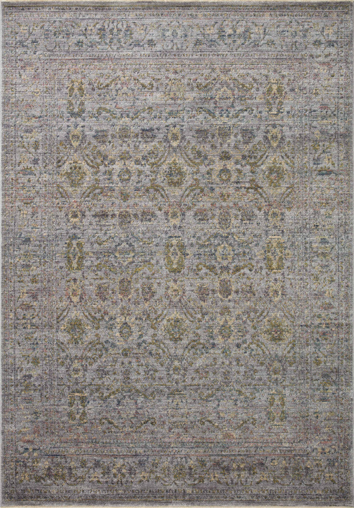 Jean Stoffer x Loloi Bradbury Grey / Multi 2'-6" x 12'-0" Runner Rug