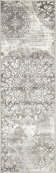 Unique Loom Gray Grand Sofia 2' 0 x 6' 7 Runner Rug