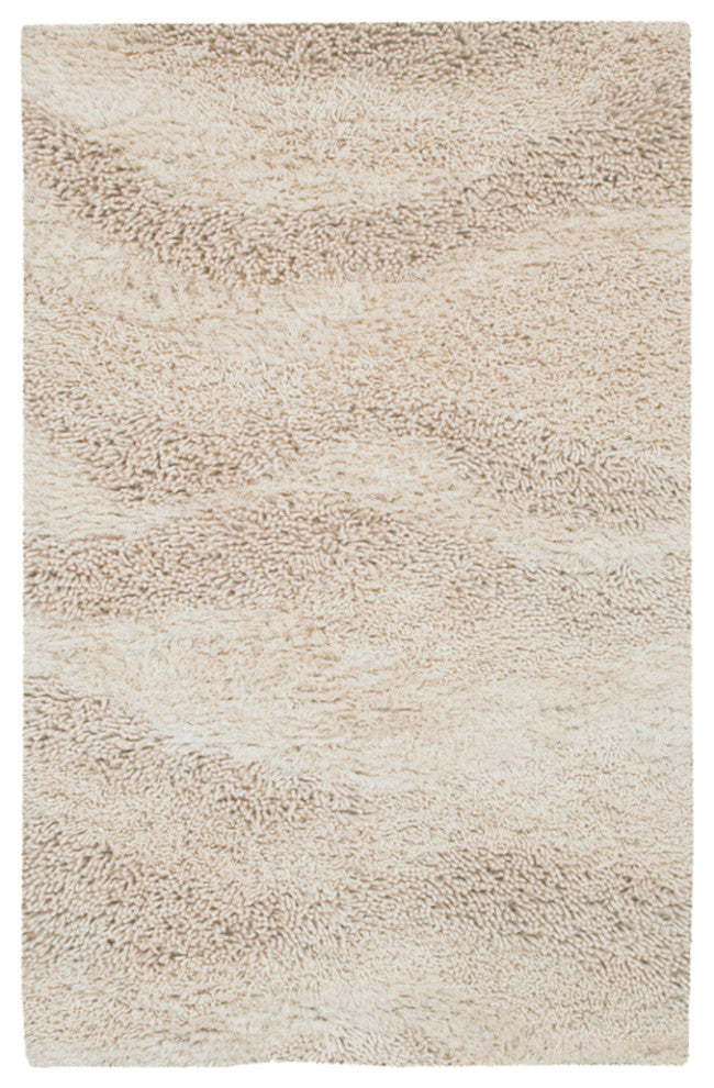Surya Berkley BRK-3300 Shag Area Rug, Cream, 5' x 8' Rectangle
