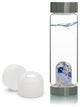 Water Bottle, VitaJuwel ViA Gemwater Bottle, White Loop Caps, Balance