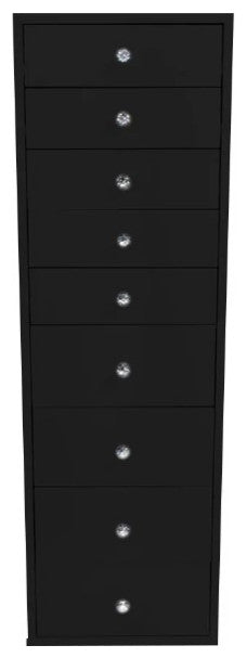 SlayStation 9 Drawer Makeup Vanity Storage Unit, Pro Black