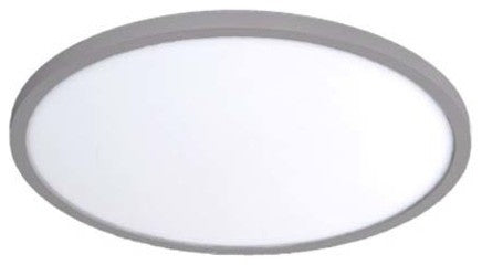 Round LED 7" Flush Mount 3000K, Brushed Nickel
