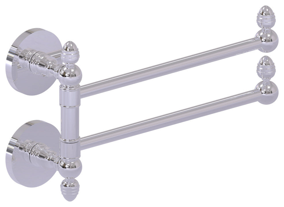 Prestige Skyline 2 Swing Arm Towel Rail, Polished Chrome
