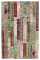 Rug N Carpet - Handwoven Oriental 6' 7" x 10' 0" Vintage Patchwork Area Rug