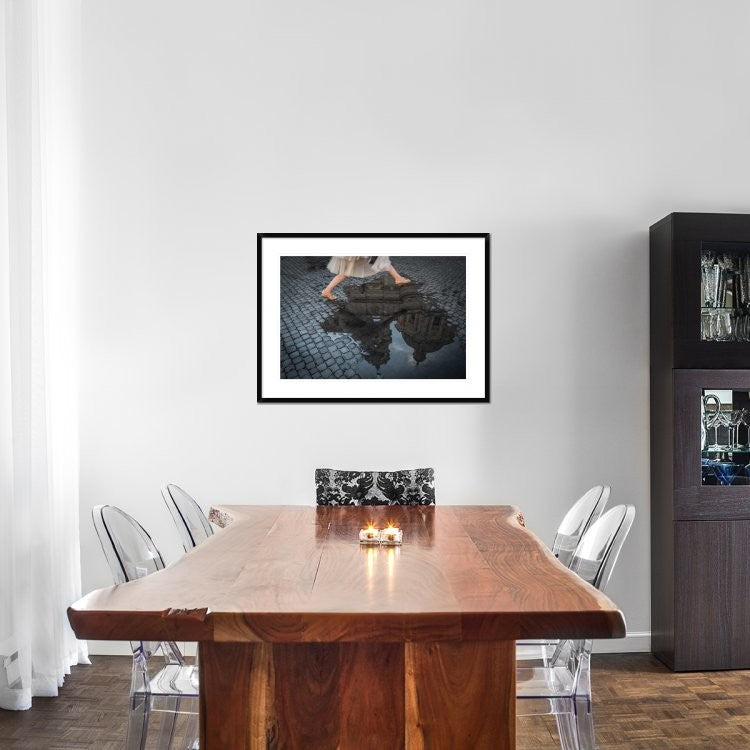 "Jump" Framed Digital Print by Antonio Convista, 38"x28"