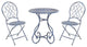 Safavieh Adriel 3Pc Bistro Set, Mossy Blue
