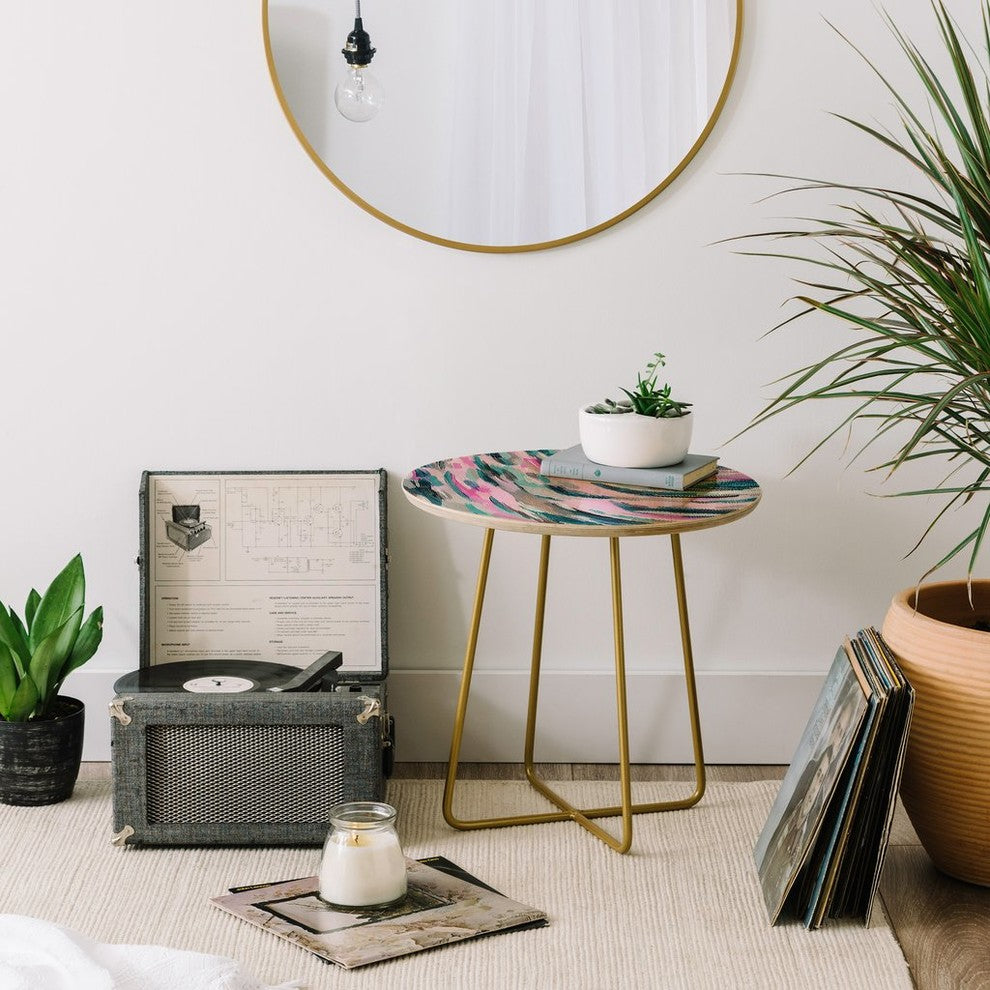 Deny Designs Laura Fedorowicz Candy Skies Round Side Table