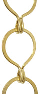 RCH Hardware Brass Round Chandelier Chain, Various Finishes, Polished Brass, U42