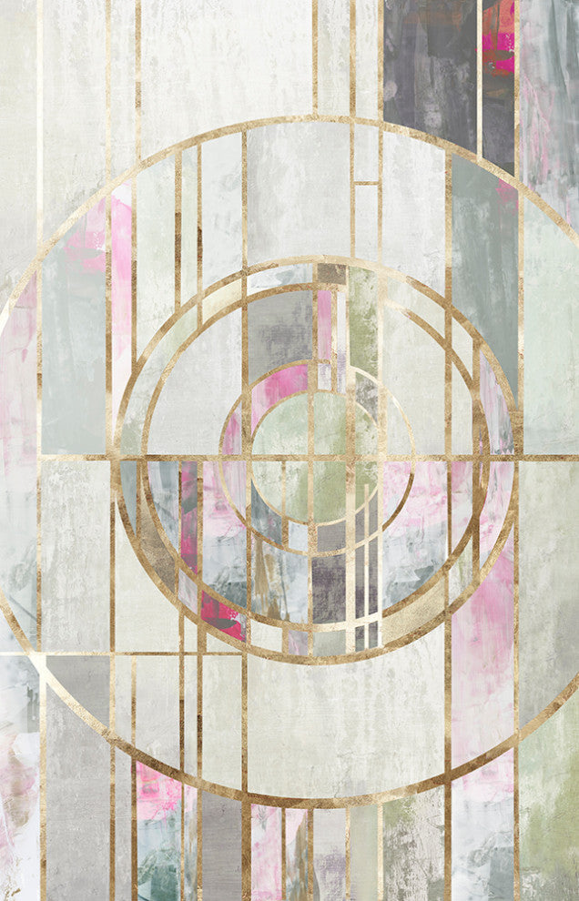 "Blush Deco I" Fine Art Giant Canvas Print, 54"x84"