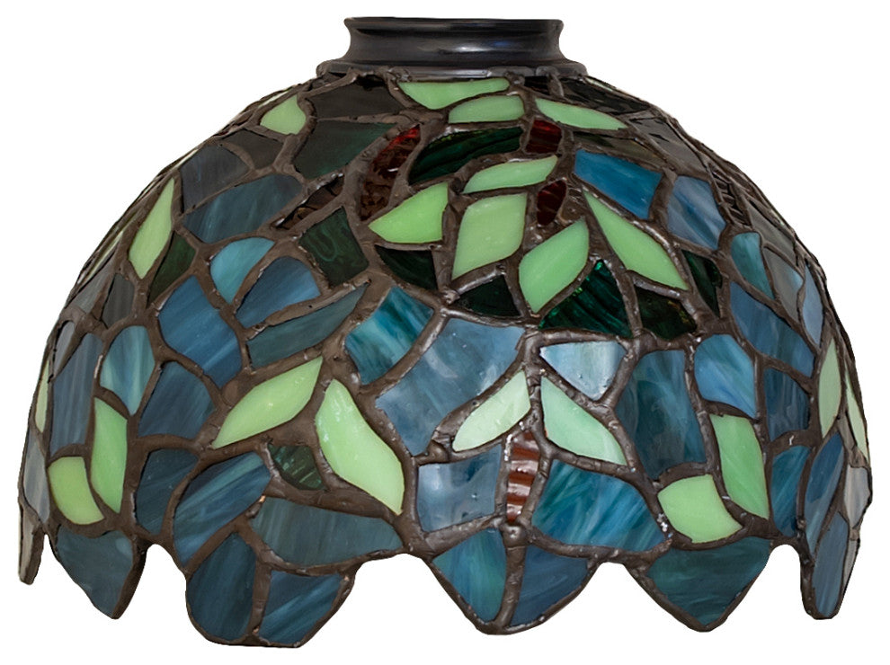 8" Wide Nightfall Wisteria Shade