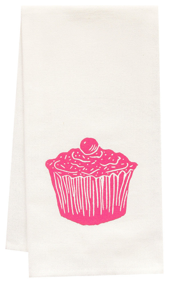 Organic Cupcake Tea Towel