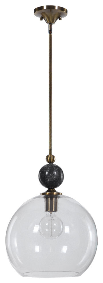 Uttermost Mendota 1-Light Glass Pendant