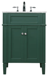 Elegant Lighting VF12524 Park Avenue 24" - Green