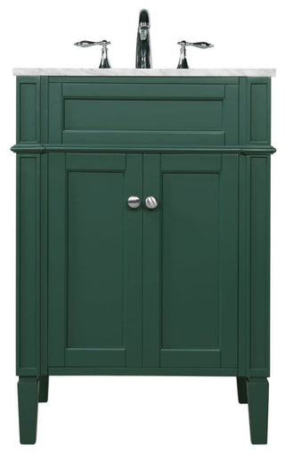 Elegant Lighting VF12524 Park Avenue 24" - Green