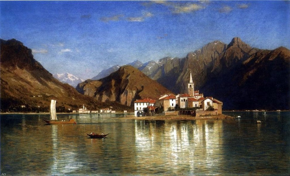 William Stanley Haseltine Lago Maggiore Wall Decal