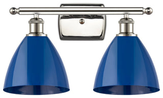 Innovations 516-2W-PN-MBD-75-BL 2 Light Bath Vanity Light, Polished Nickel