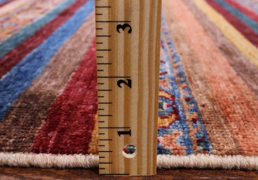 5' 7" X 7' 10" Khorjin Super Kazak Handmade Rug Q7443