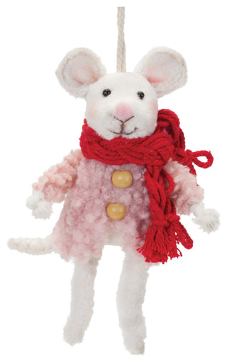 Winter Mouse Ornament, 6-Piece Set