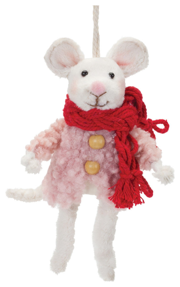 Winter Mouse Ornament, 6-Piece Set