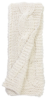 Raj Knitted Throw, White