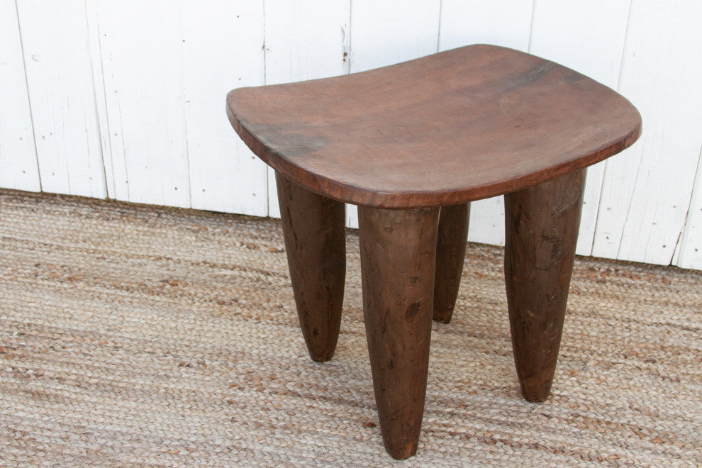 Hand-carved Rustic Senufo Side Table