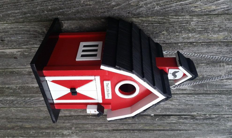 Barn Birdhouse, Red