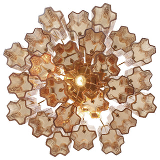 CRYSTORAMA Addis 4 Light Aged Brass Ceiling Mount