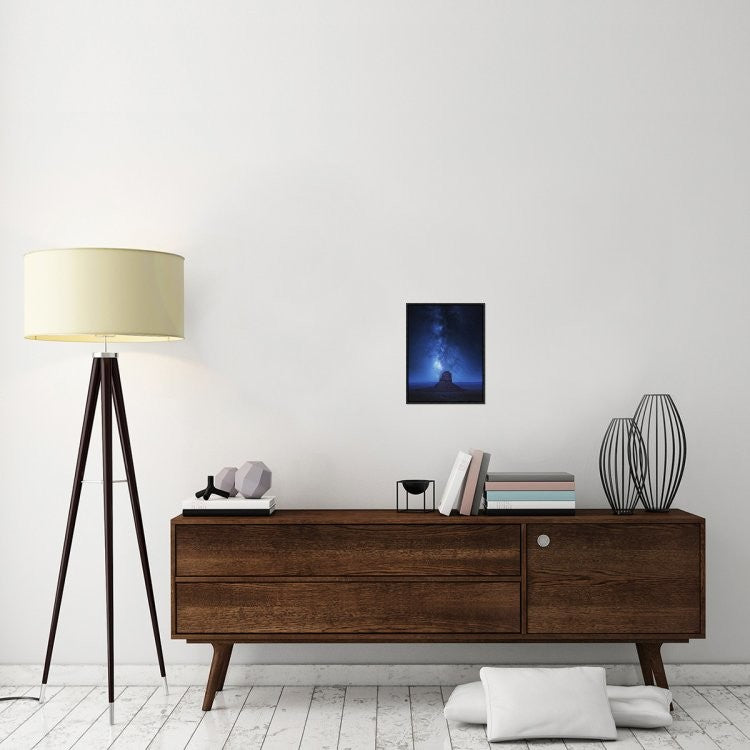 "Monument Milkyway" Framed Canvas Giclee by Juan Pablo De, 13x17"